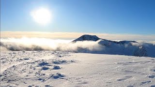 Ben Nevis in the snow - Nevis, CMD, Aonachs, Grey Corries - The Lochaber Traverse