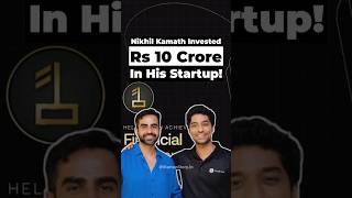 Nikhil Kamath invested Rs 10 crore in his startup! #StartupStory