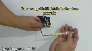 Teknik pemasangan stop kontak Panasonic