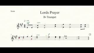 Lords Prayer End Trumpet