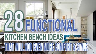 28 Functional Kitchen Bench Ideas That Will Add Even More Comfort  Style