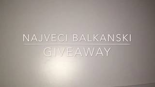 BUKVALNO NAJVECI BALKANSKI GIVEAWAY