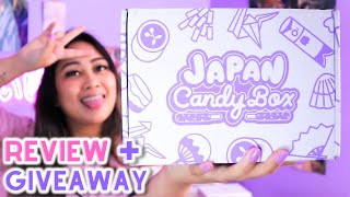 GIVEAWAY (CLOSED): Japan Candy Box 💜 Unboxing SAKURA MATCHA STRAWBERRY PEACH CHOCOLATE HAPPINESS!