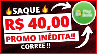 🔥SAQUE R$ 40,00 AGORAA COM ESSA PROMOÇÃO INÉDITAA   GANHE DINEHIRO!!