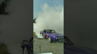 THIS is a Monster BURNOUT in Jamies 1967 twin turbo  LS Camaro,LETS GO!!!