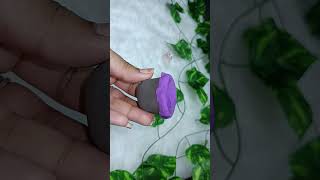 Simple and cute clay art🌸#shorts #ytshorts #ashortaday #simple #art #clayart