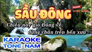 Karaoke Sầu Đông | Tone Nam | Karaoke Nhạc Sống Sóc Trăng