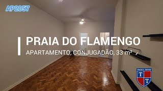 FLAMENGO, Praia do Flamengo, lindo conjugadão, com cozinha, banheiro com box blindex, sem vaga.