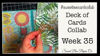 Week 35 Collage Collab | Deck of Cards Collab Weekly Project | Collage Challenge #sweetbeecardcollab