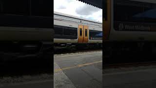 West Midlands Railway class 170634 and 170512 (My beast) at Worcester Forgate Street for Hereford.