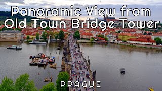 Prague - Panoramic View from Old Town Bridge Tower