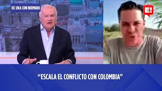 LUIS CARLOS VELEZ "ESCALA EL CONFLICTO CON COLOMBIA" | DE UNA CON NIEMBRO