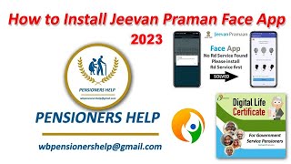 How to Install Jeevan Pramaan Face App. For 2023 || For Digital Life Certificate