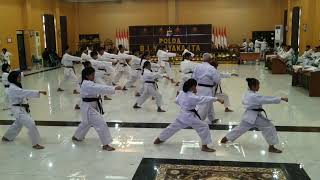 UJIAN KENAIKAN TINGKAT KARATE SABUK COKLAT