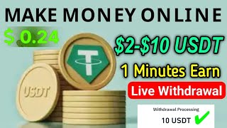 New Online Earning Site Circle k | Online income site 2023 | Daily earn & Withdrawal | Usdt site