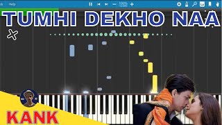 Tumhi Dekho Naa Piano Tutorial | Kabhi Alvida Na Kehna | Shah Rukh Khan | Bollywood | Rishabh D A