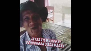 Wawancara lucu bersama bule local bendungan Sadawarna