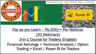 Pay as you Learn | 3-in-1 Course | 20 Webinars | Cost 500 per webinar (English)