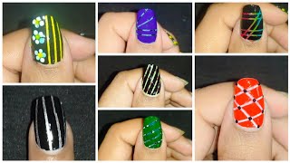 Top 8 Easy Nailart at home || Easy Nailart competition || try this hack for stunning nail art result