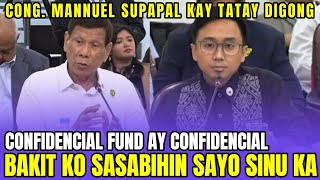 BAKIT KO SASABIHIN SAYU ANG CONFIDENCIAL FUND KAYA NGA CONFIDENCIAL EH