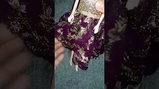 #how to make easy doll outfit#dolldress #shortsvideo #shot #saraangelcraftsideas