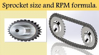 Chain Sprocket RPM Formula||Chain Drive RPM