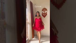 Date outfit 💖 #fashion #youtubeshorts #ytshortsindia #date #datenight #styling #red #dress #cute