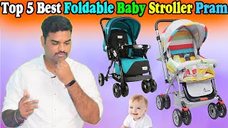 ✅ Top 5 Best Baby Stroller In India 2024 With Price |Baby Stroller Pram Review & Comparison