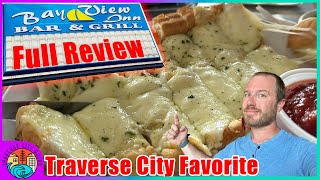 Bayview Inn Traverse City Restaurant Review - Pizza, Fried Fish, and Local Cuisine By The Bay!