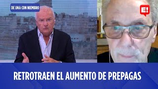 ISMAEL BERMUDEZ - RETROTRAEN EL AUMENTO DE PREPAGAS | DE UNA CON NIEMBRO