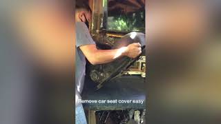 How to remove car seat cover#short#easy