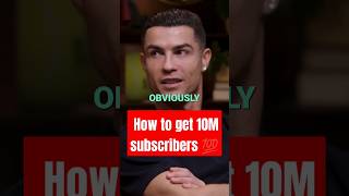 How to Reach a Billion YouTube Subscribers Mr beast and Ronaldo #mrbeast #ronaldo #subscribers #fyp