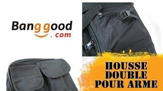 Présentation d'une housse pour armes ou répliques d'armes, disponible sur Banggood