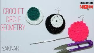 Easy Crochet Circle design for beginners| SakinArt #crochet #fashion #crochettutorial