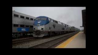 HD: Railfanning Fun on the BNSF Racetrack at Westmont IL on April Fool's Day. 4/1/12