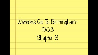 Watsons Chapter 8