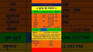 आज के शुभ मुहूर्त/आज का पंचांग/aaj ka panchang/ 25 FEBRUARY 2022#aajkapanchang #shorts#youtubeshorts