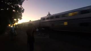 Rare Amtrak train 203 life saver engine in South San Jose