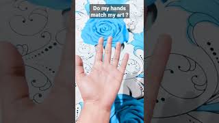 Do my hands match my art ? New tiktok trend | #shorts #tiktok #tiktokchallenge #artchallenge #doodle