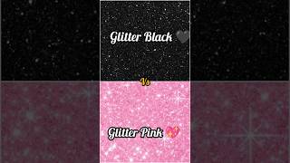 glitter Black 🖤 vs glitter Pink 💖/👗 dress/heels 👠 heels/nails/lipstick 💄/etc.#shorts