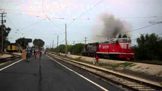 CBQ 504 and SP 1518 smokin' it up at the IRM in Union IL.