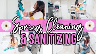 SPRING CLEANING 2020 | SANITIZING THE WHOLE HOUSE