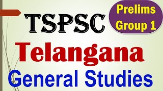 TSPSC Group 1 Prelims| Telangana state GK | General Studies Group 1 General Studies | @Aishwarya Ram