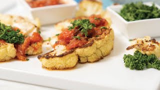 Garden of Life Cauliflower Steaks with Tomato Chutney Recipe