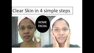 Get Extreme Clear skin in 4 steps  |ALOE VERA FACIAL AT HOME