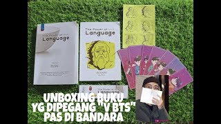 [NUNA FREE TODAY] Unboxing Buku "THE POWER OF LANGUAGE" V BTS pas di BANDARA