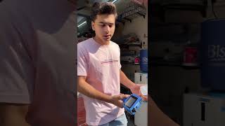 mini printer on plastic box || #reels #satisfying #shorts