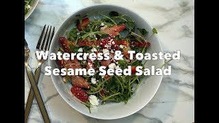 Watercress & Toasted Sesame Seed Salad