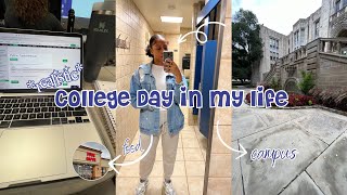 A REALISTIC DAY IN THE LIFE OF A COLLEGE STUDENT 📓✧: commuting, braces, five guys + more