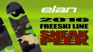 2016 Elan Freeski Ski Line With Glen Plake